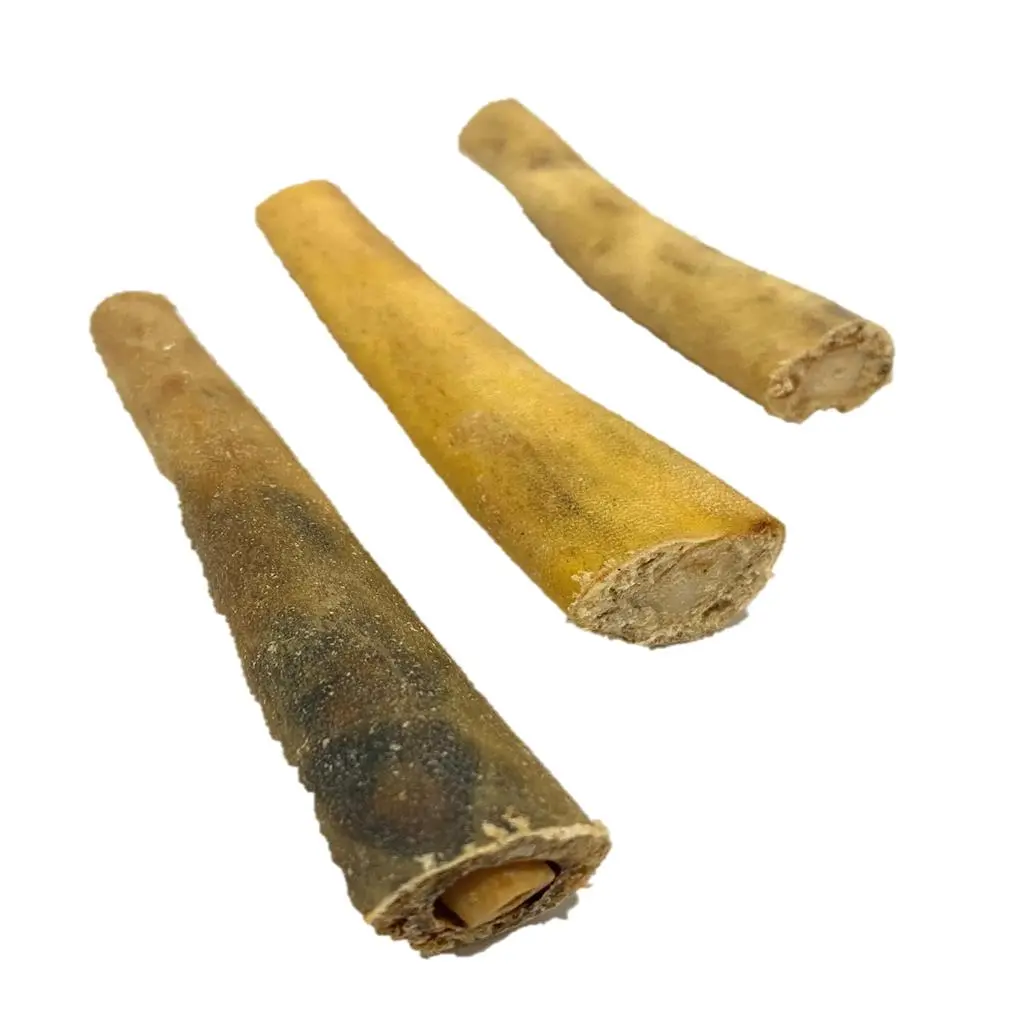 Treattime Oksehaler 15 cm 200 g - Naturlige tyggeben